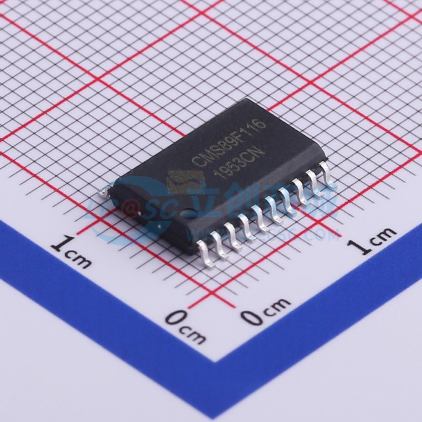 点击查看大图 CMS89F116实物图