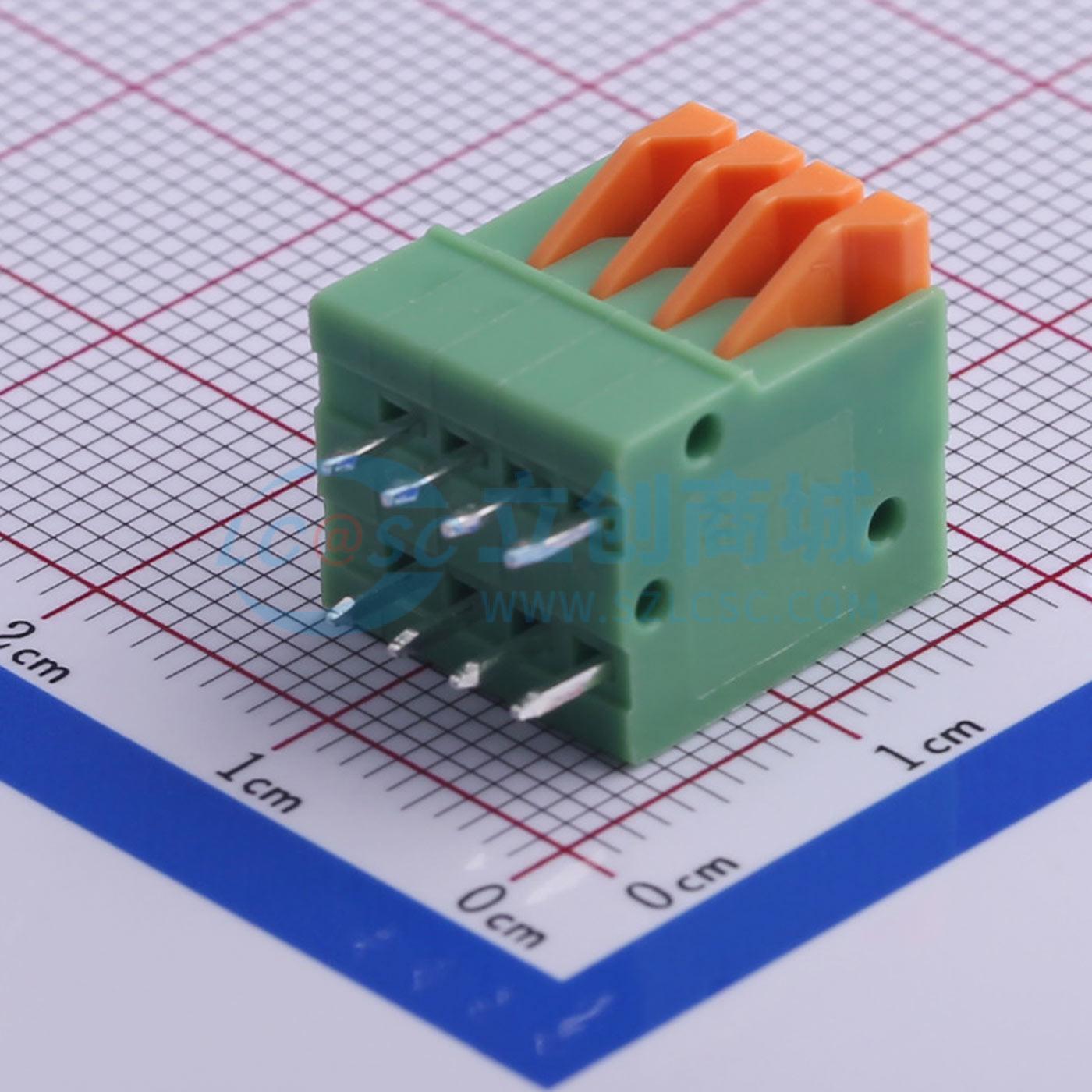点击查看大图 KF141V-2.54-4P实物图