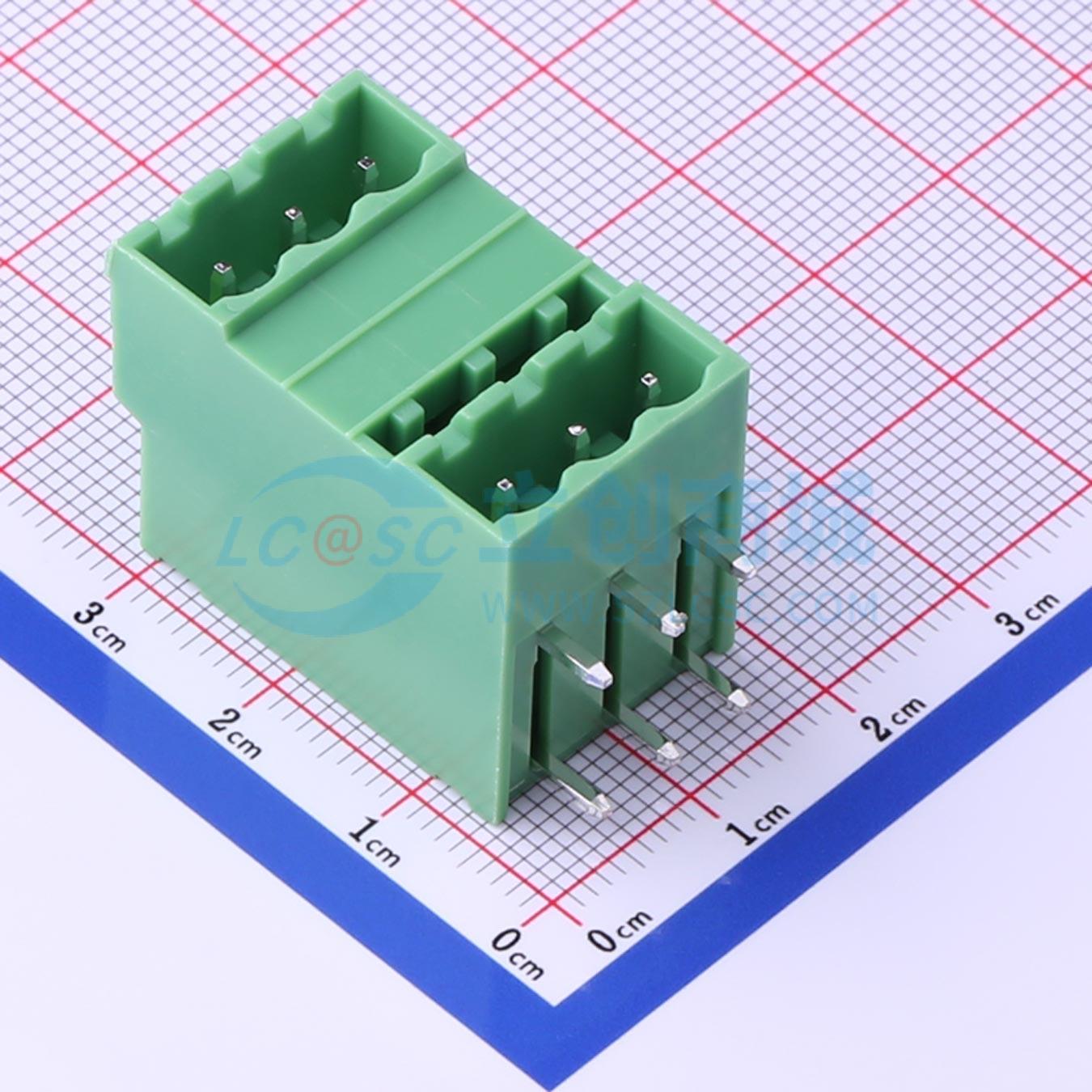 点击查看大图 KF2EDGRH-5.08-2*3P实物图