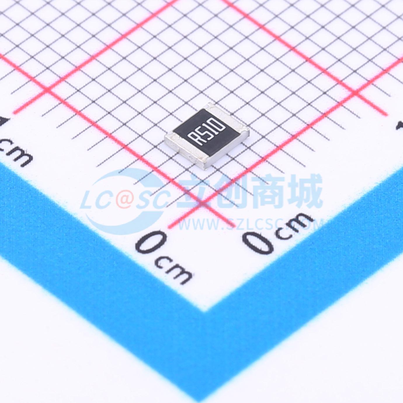 点击查看大图 HoRS1210-1/2W-510mR-1%实物图