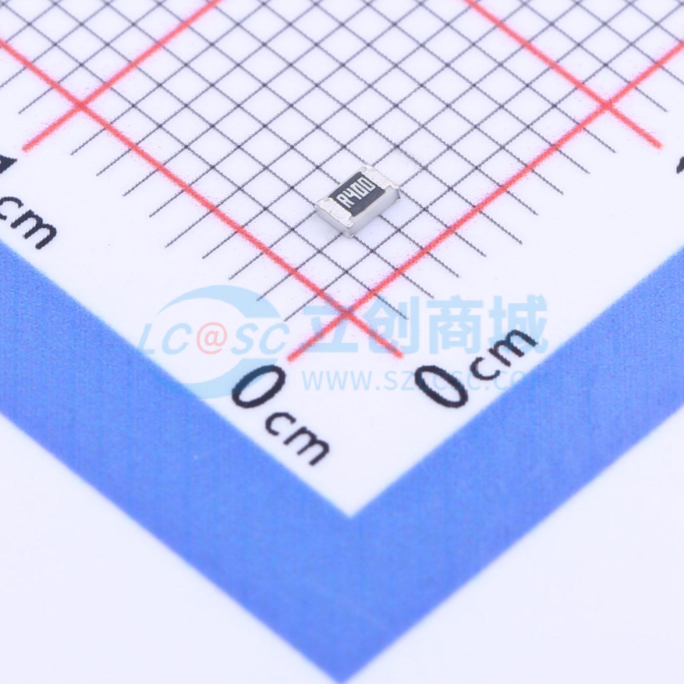 点击查看大图 FRL0805FR400TS实物图