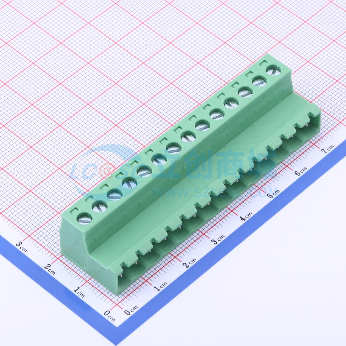 点击查看大图 DB2EKR-5.08-14P-GN-S实物图
