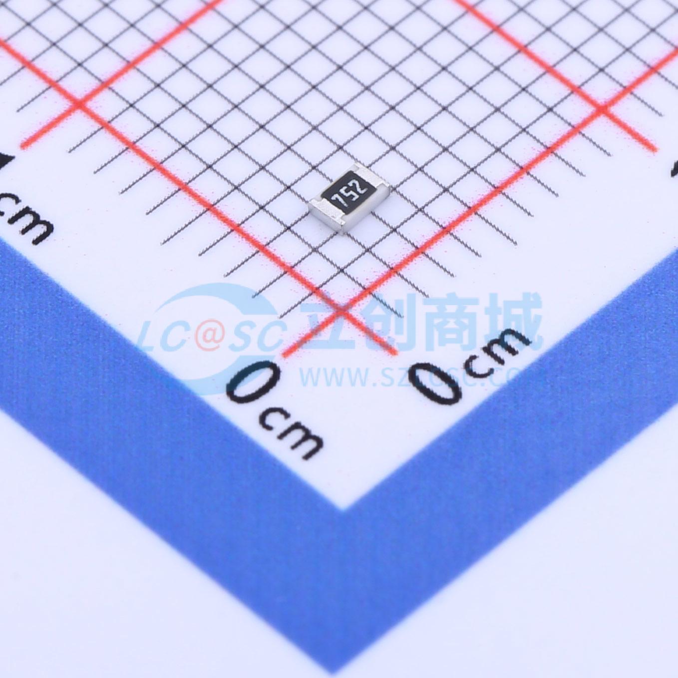 点击查看大图 FRC0805J752TS实物图
