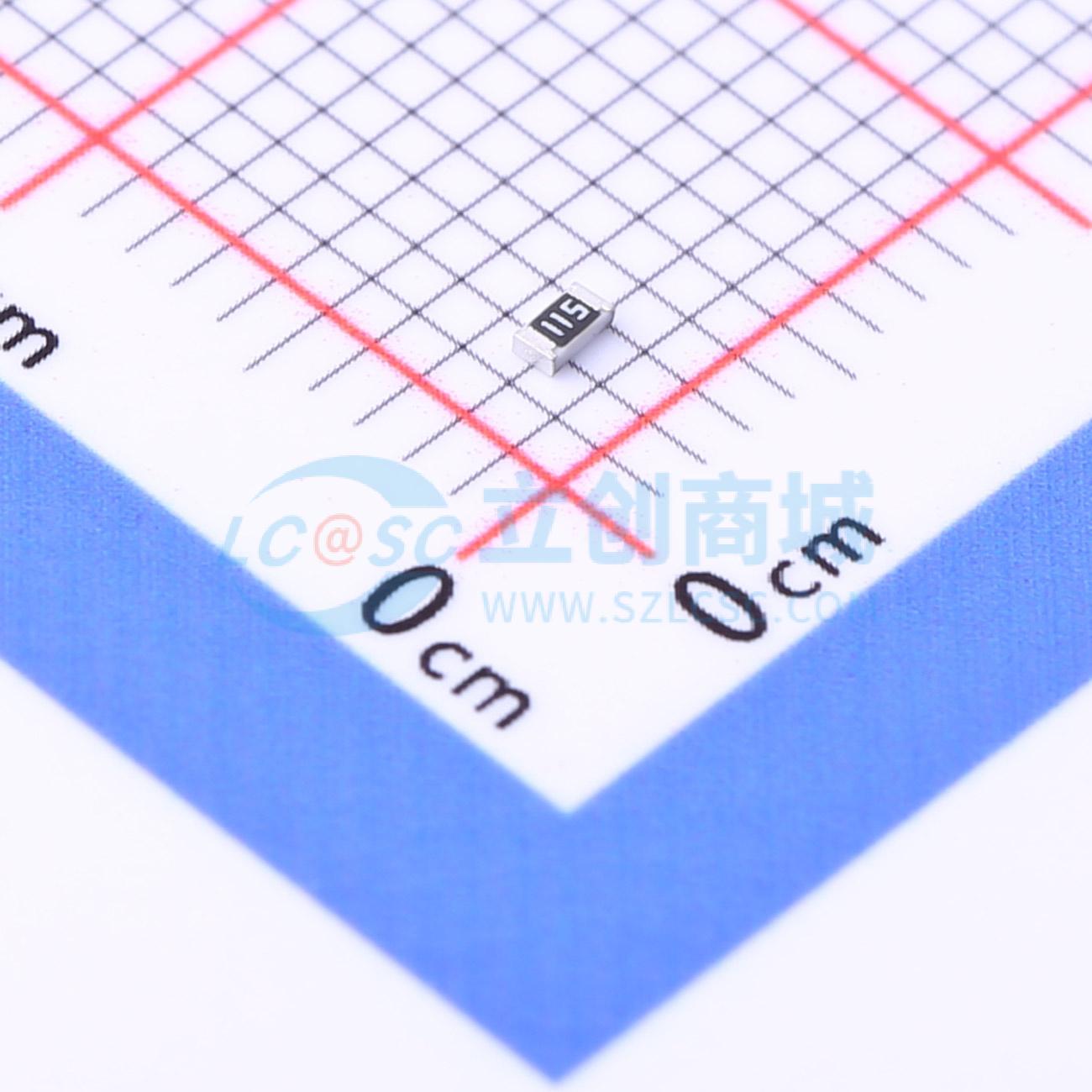 点击查看大图 FRC0603J115TS实物图