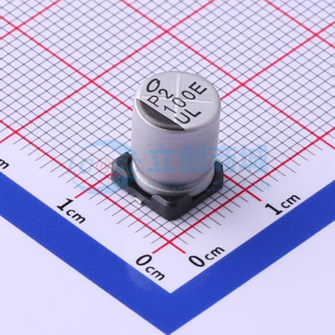 点击查看大图 UUL1E101MNL1GS实物图