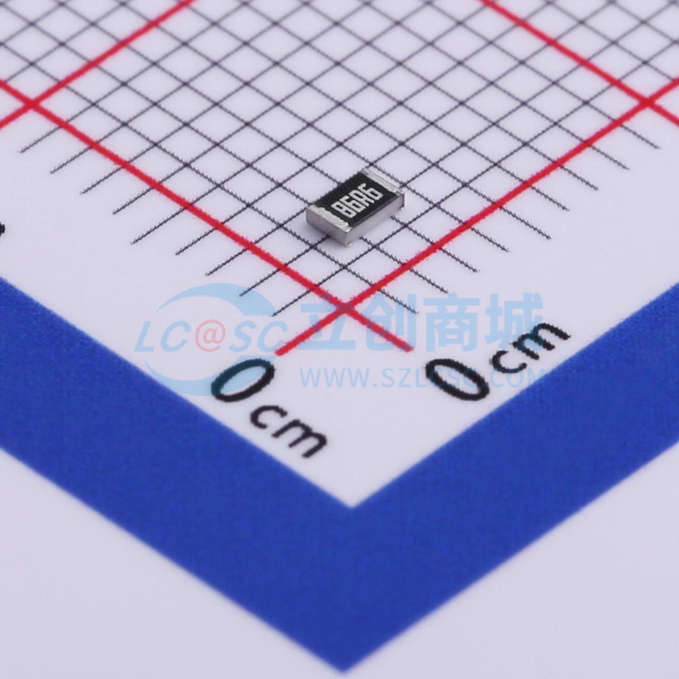 点击查看大图 RC0805FR-0786R6L实物图