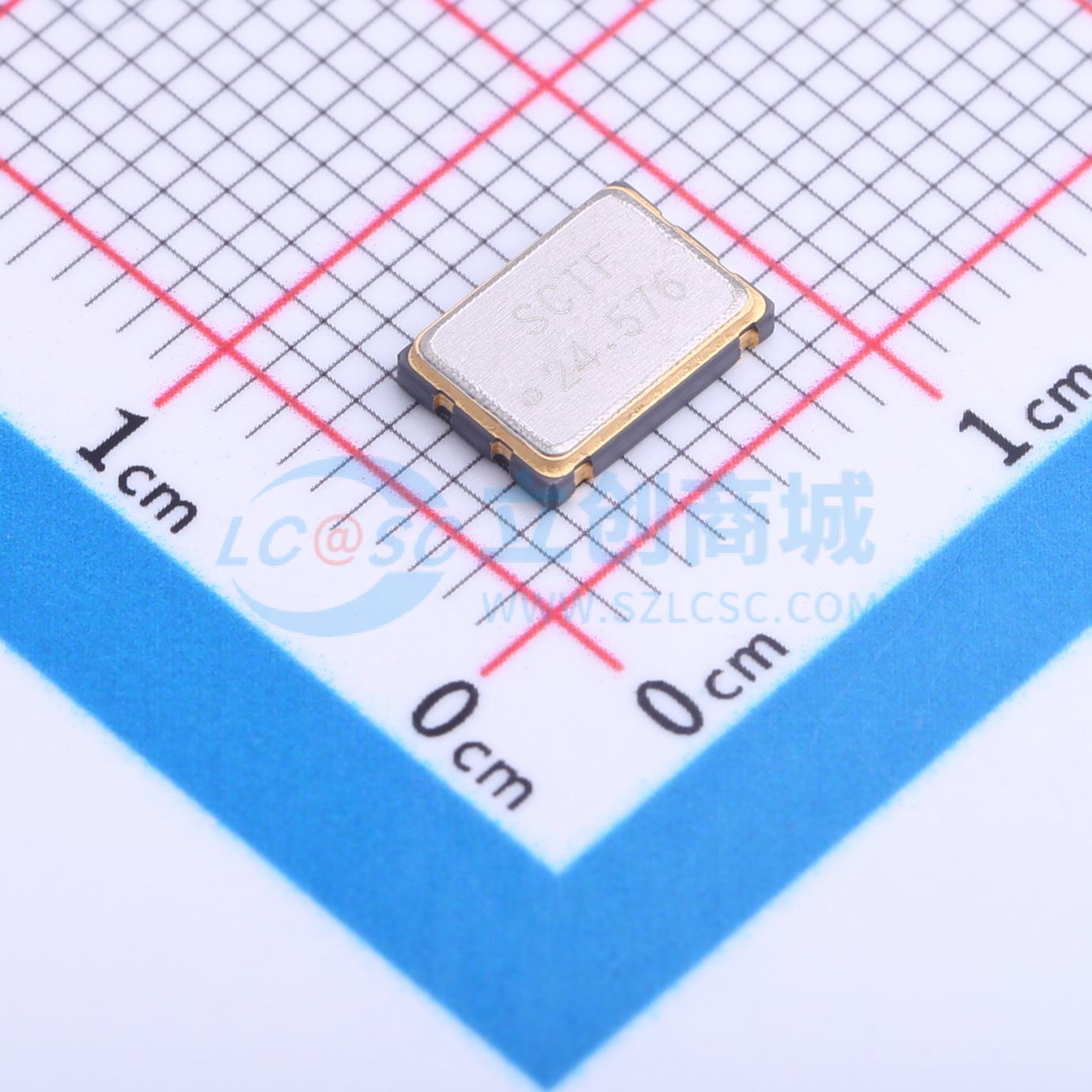 点击查看大图 SX7M24.576M20F30TNN实物图