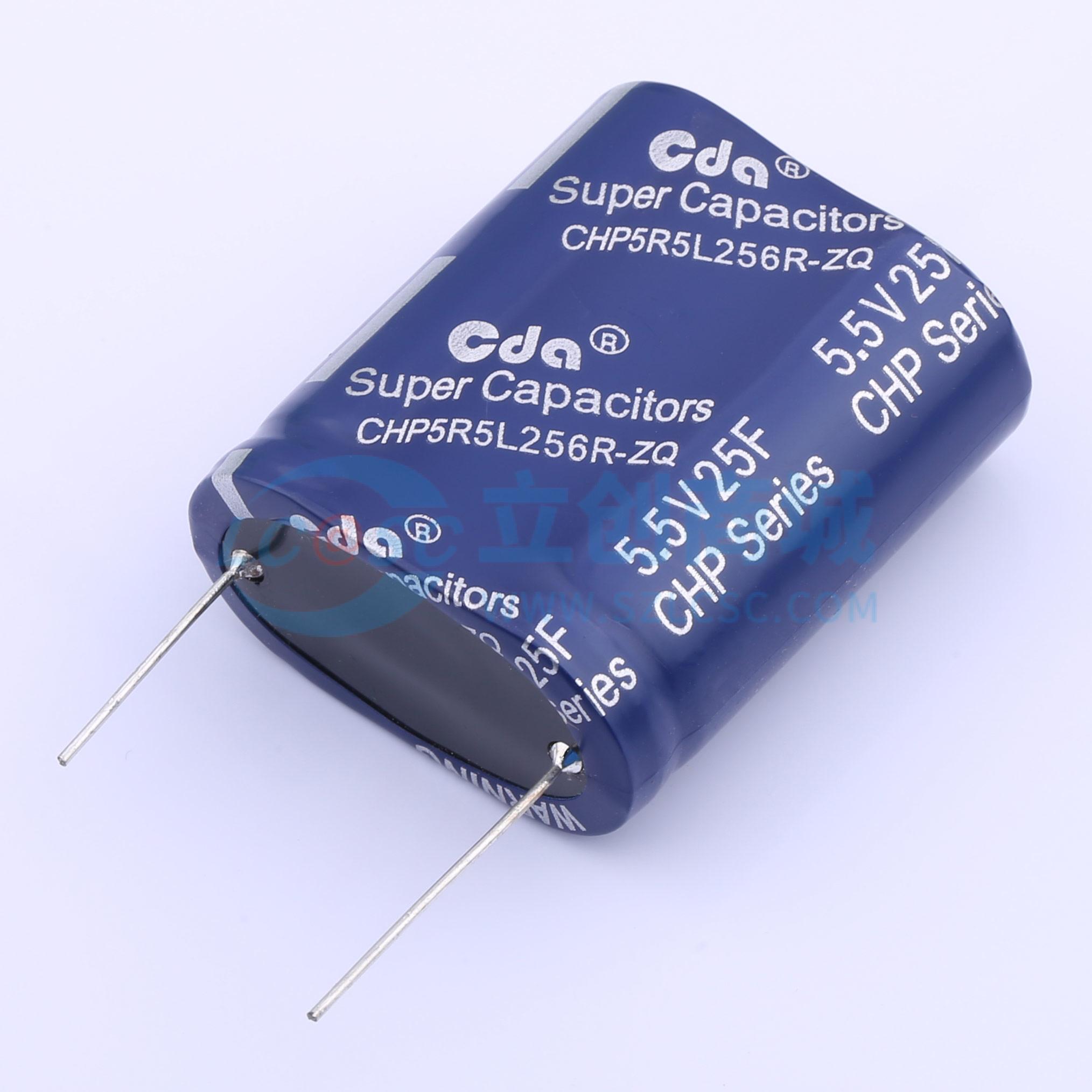 点击查看大图 CHP5R5L256R-ZQ 5.5V25F实物图