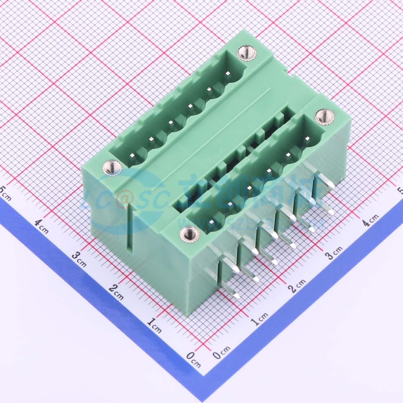 点击查看大图 KF2EDGRHM-5.08-2*6P实物图