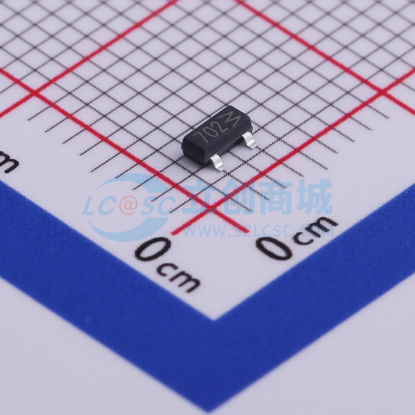 点击查看大图 TSM2N7002KCX RFG实物图