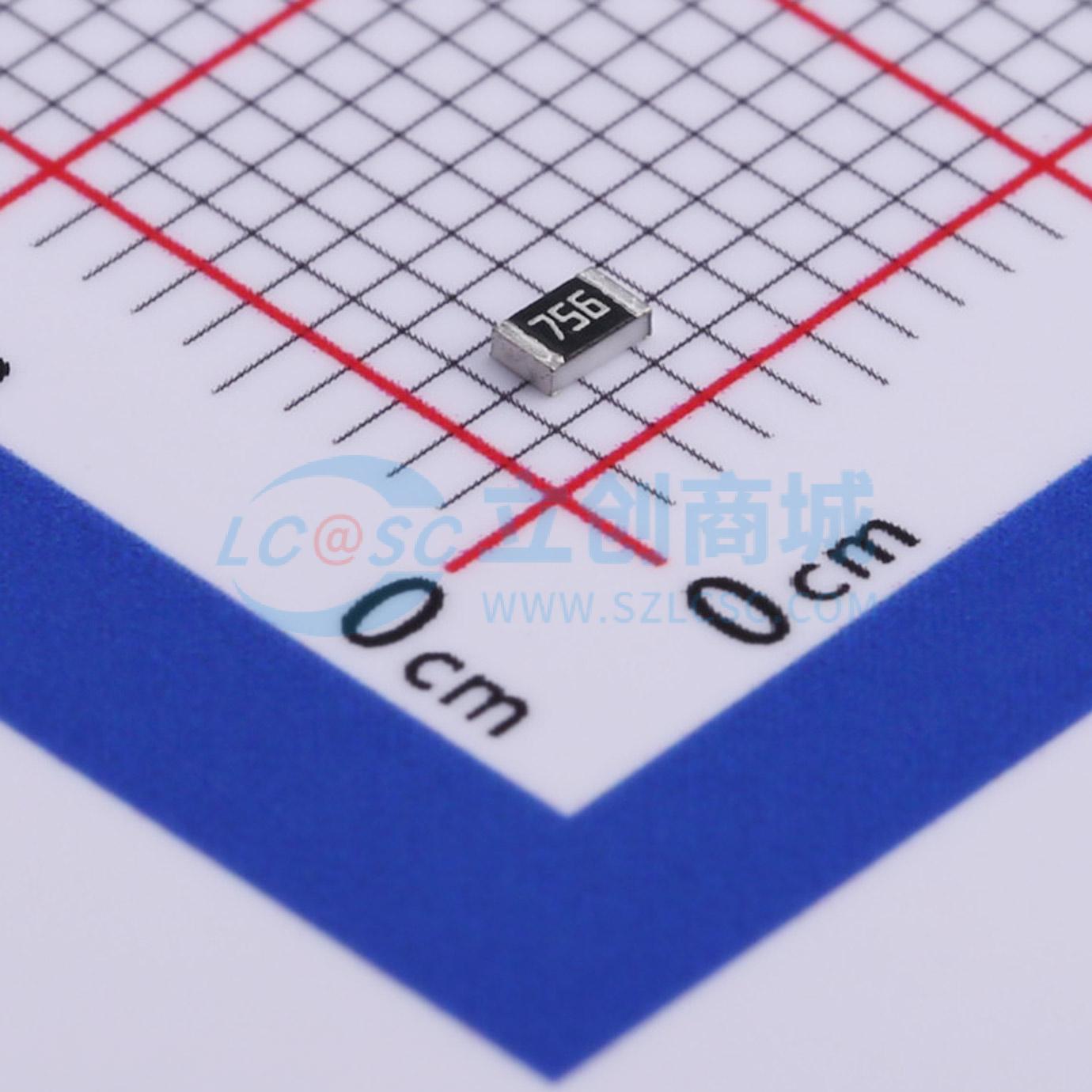 RC0805JR-0775ML实物图