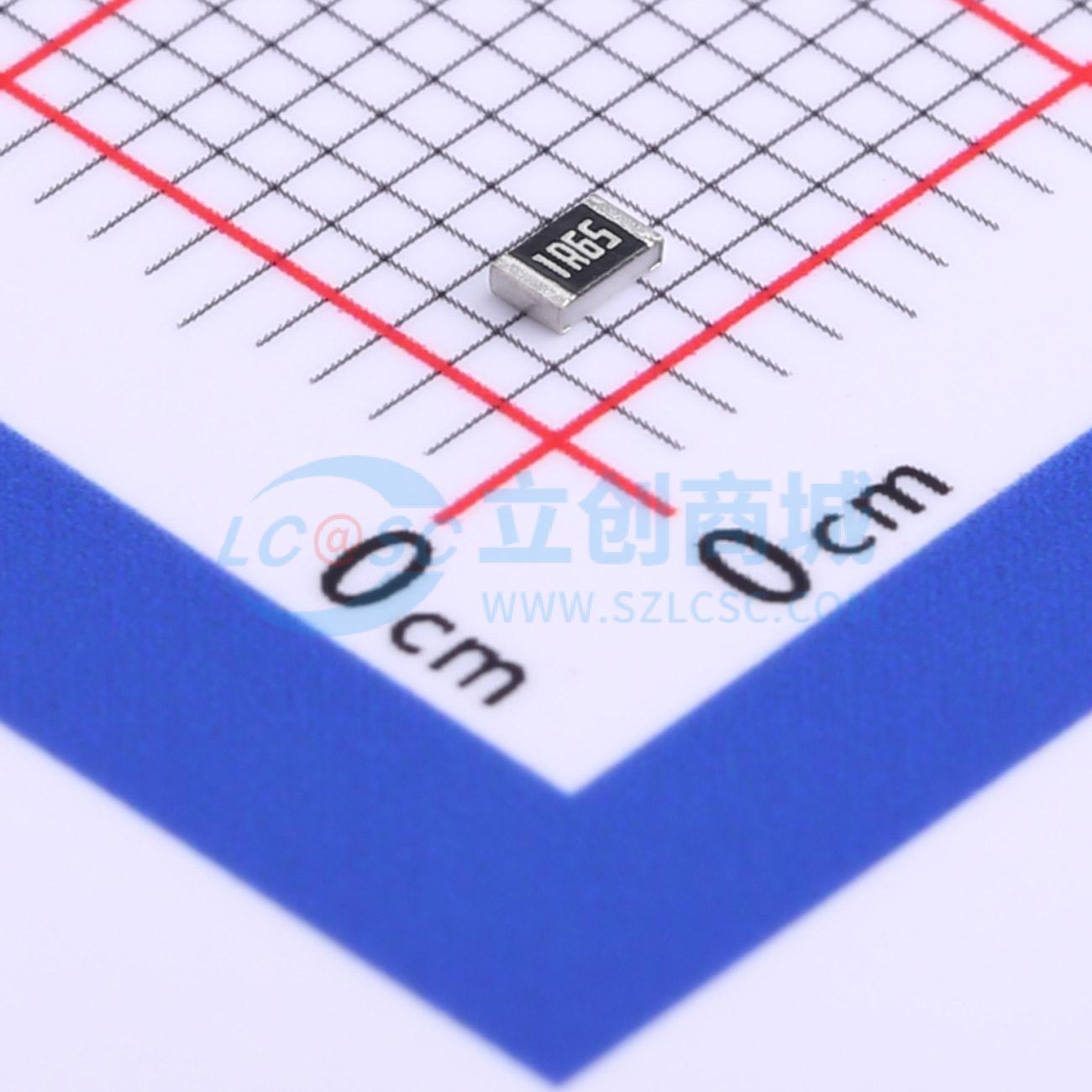 点击查看大图 RC0805FR-071R65L实物图