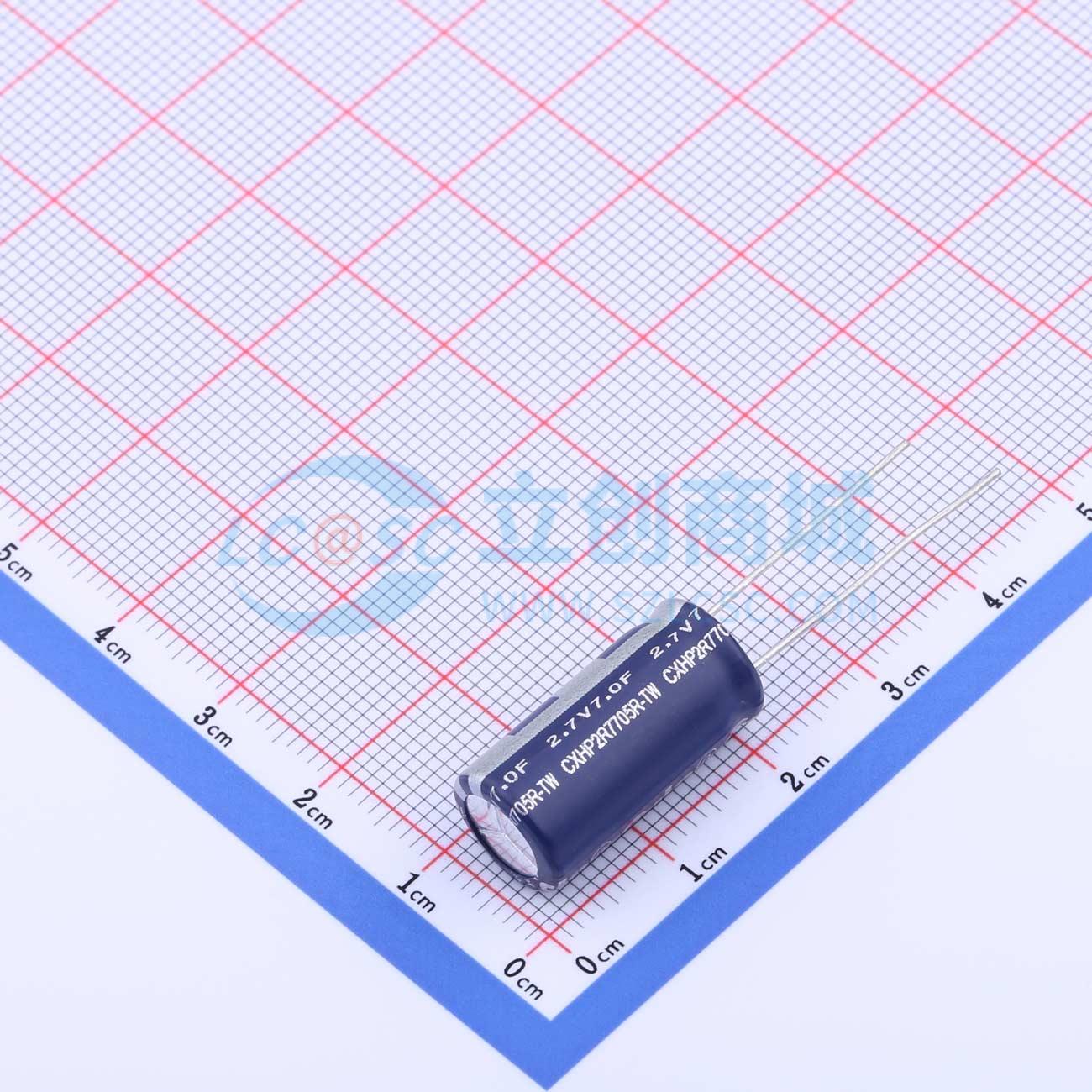 点击查看大图 CXHP2R7705R-TW 2.7V7.0F实物图