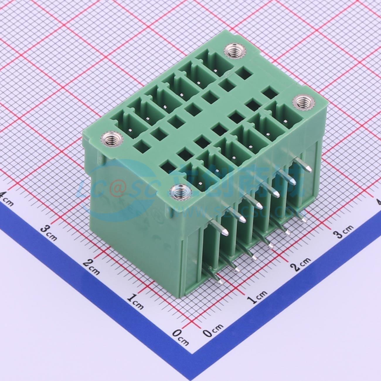 点击查看大图 KF2EDGRHM-3.81-2*6P实物图