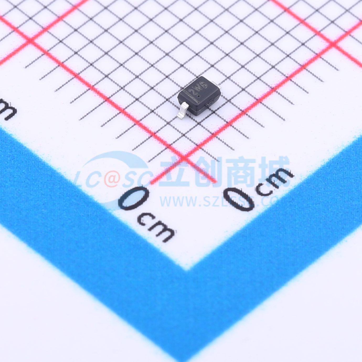 点击查看大图 BZT52B6V8S实物图