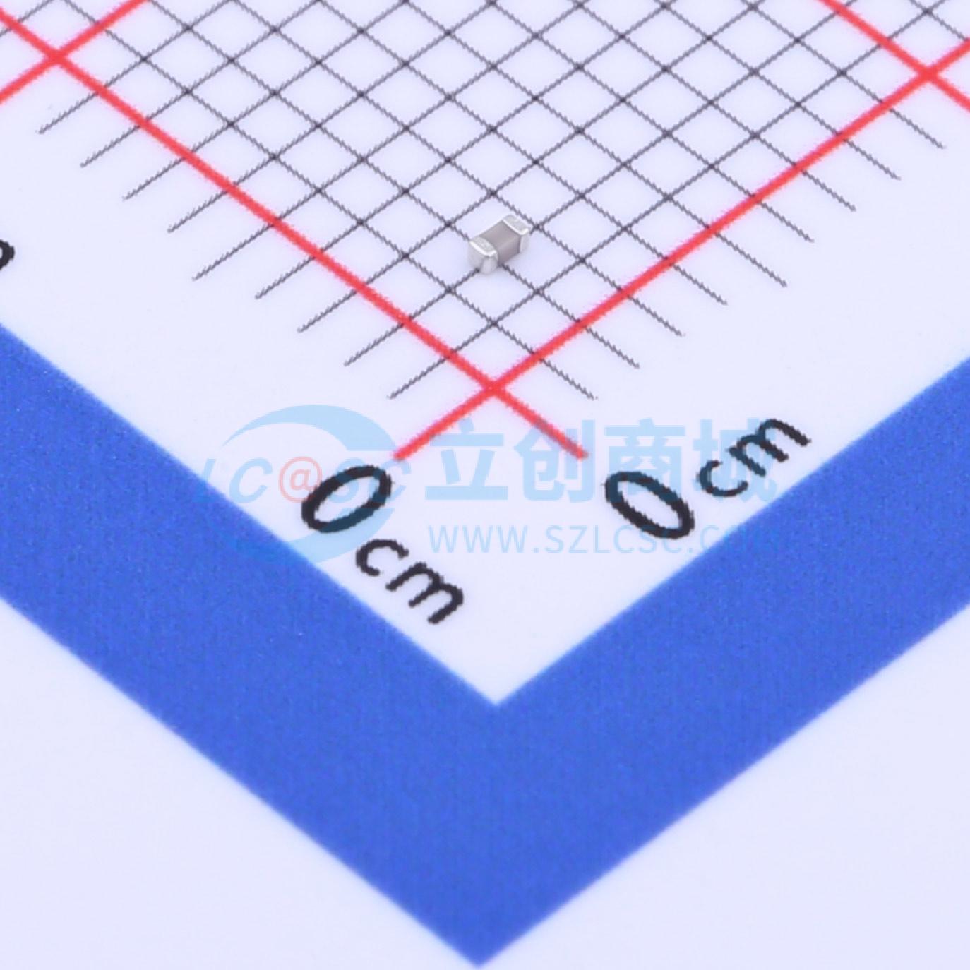 点击查看大图 C0402C0G0R3B500NTB实物图