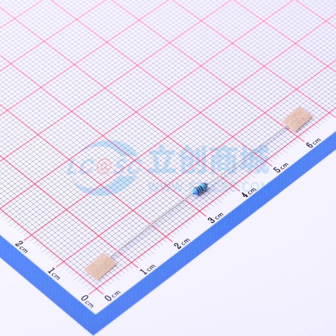 点击查看大图 MF1/8W-2K4±1%-OT52实物图