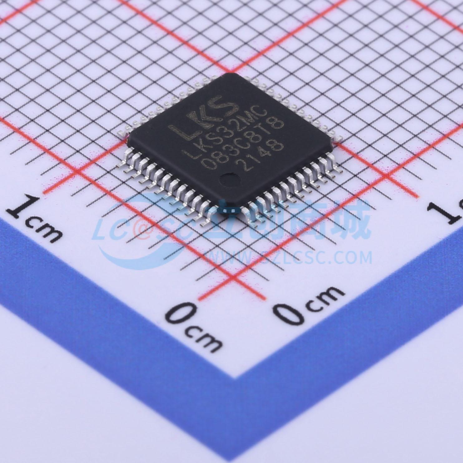 点击查看大图 LKS32MC083C8T8实物图