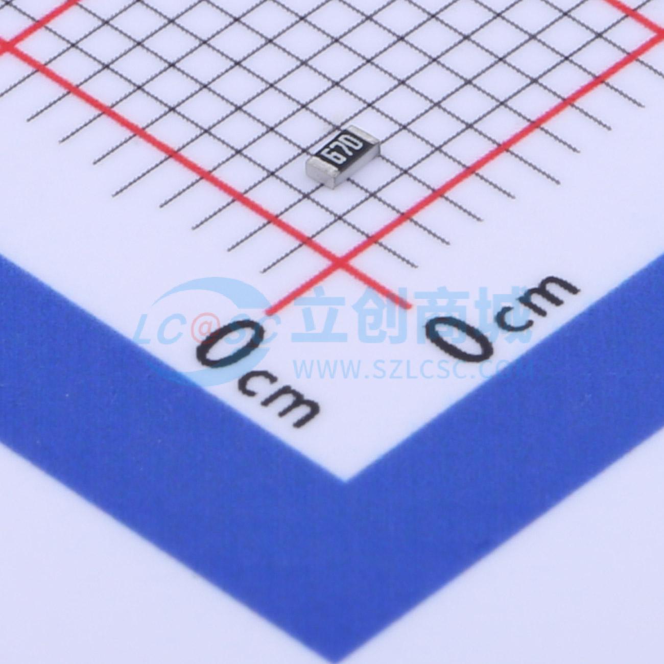 点击查看大图 RC0603FR-07487KL实物图