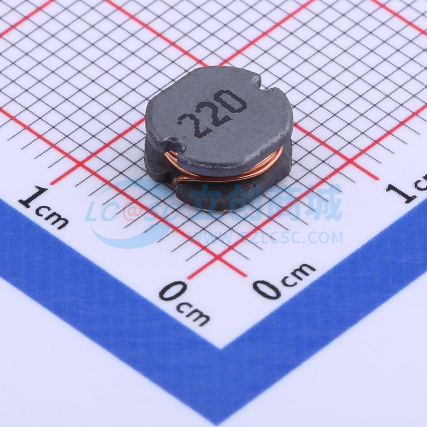 点击查看大图 CD73-220M 22UH实物图