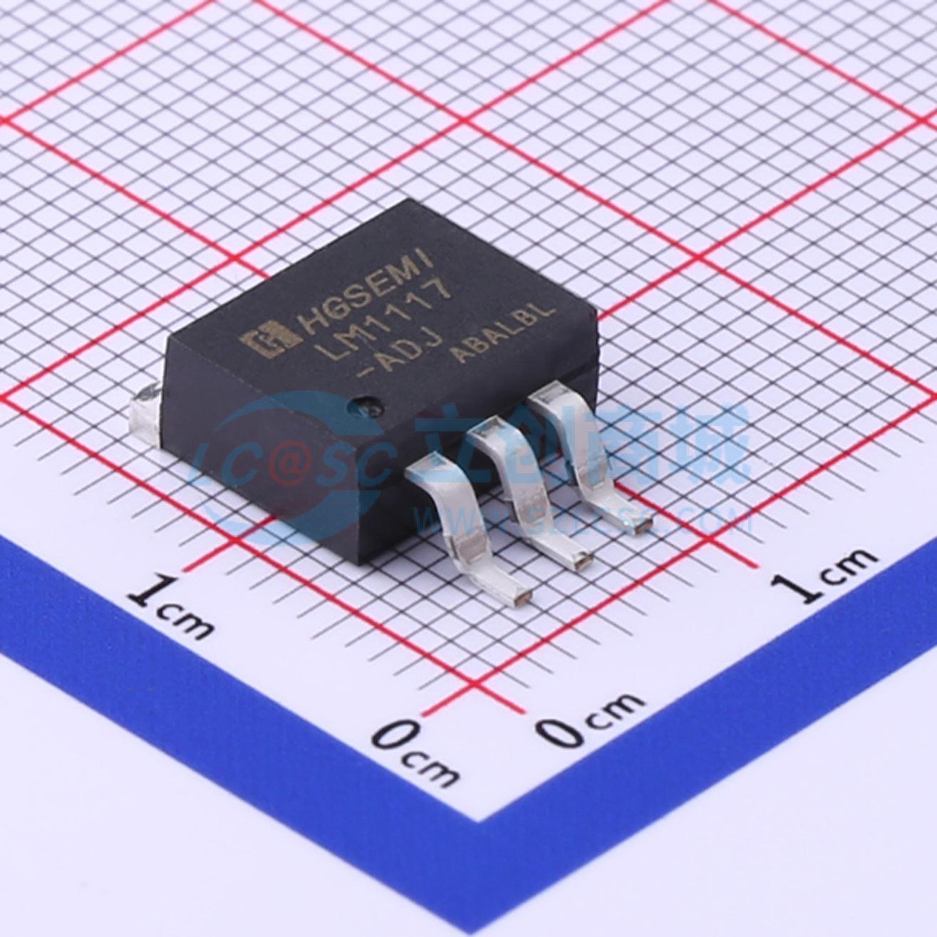 点击查看大图 LM1117S-ADJ/TR实物图