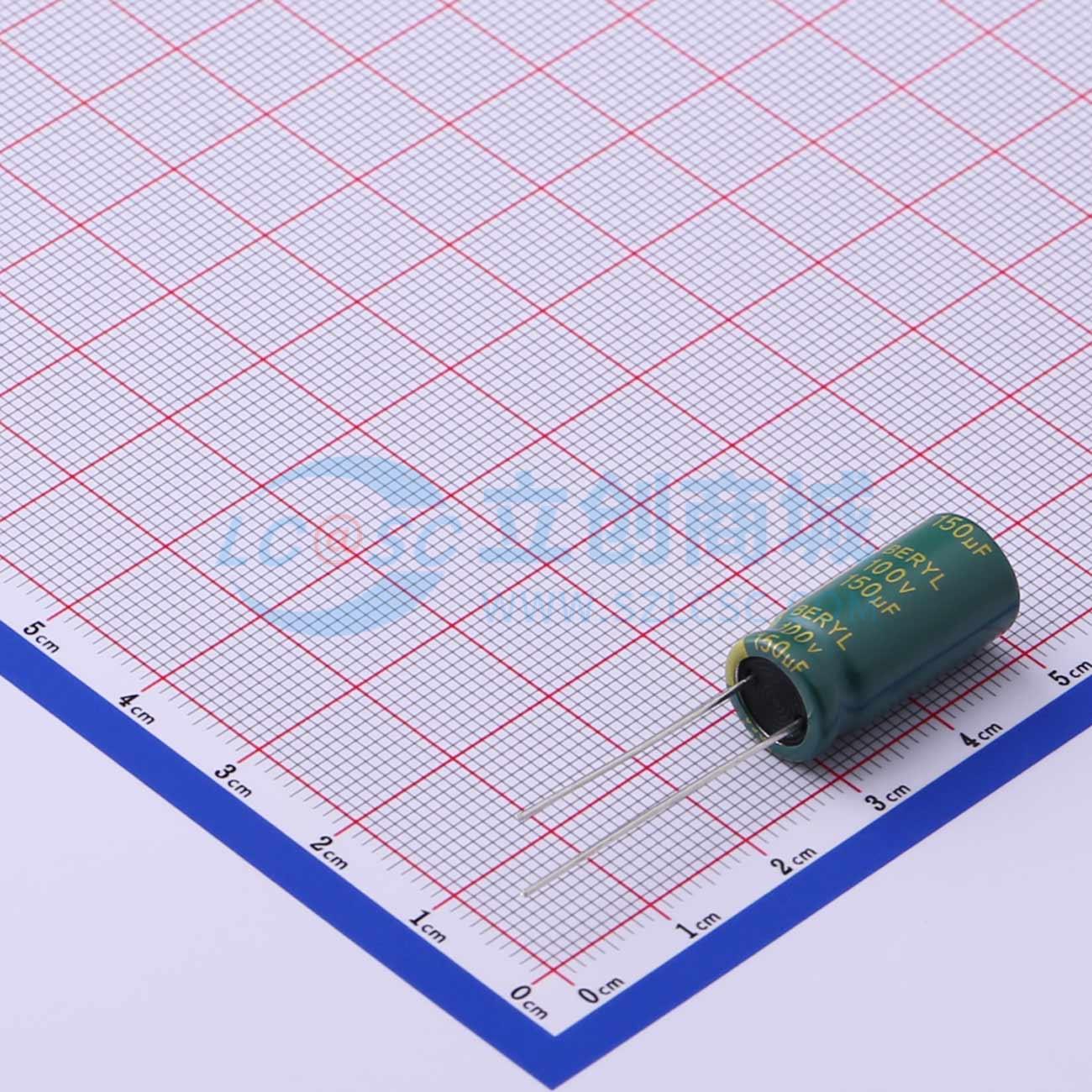 点击查看大图 RC100M151LO10*20TH-2A1Et实物图