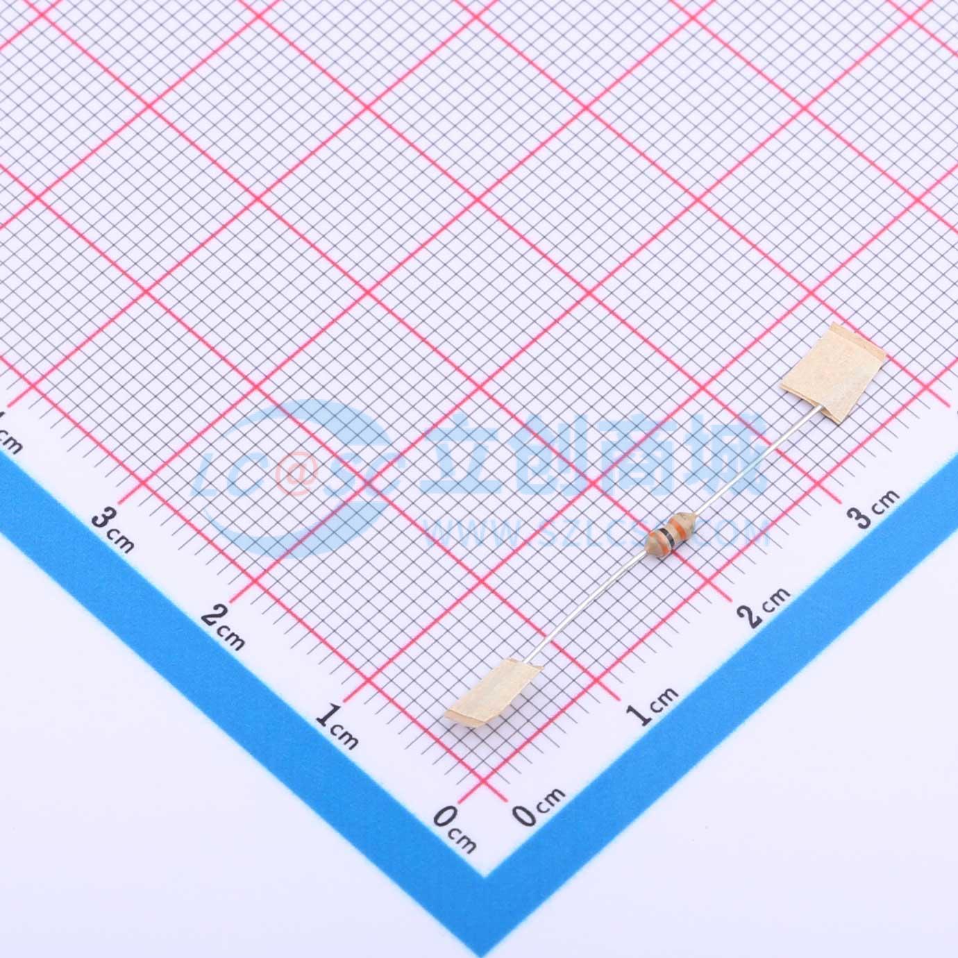 点击查看大图 CR1/8W-30K±5%-ST26实物图