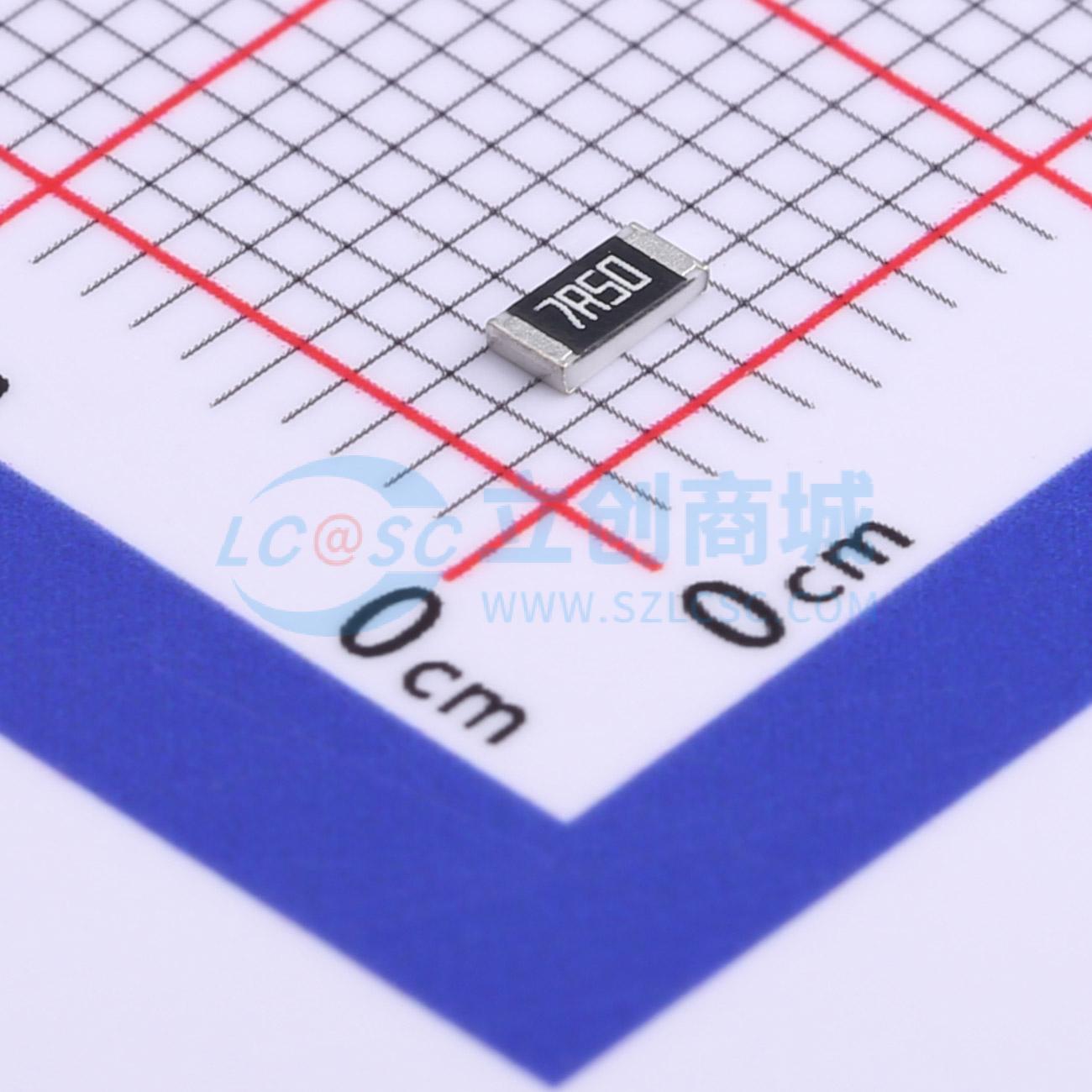 点击查看大图 RC1206FR-077R5L实物图