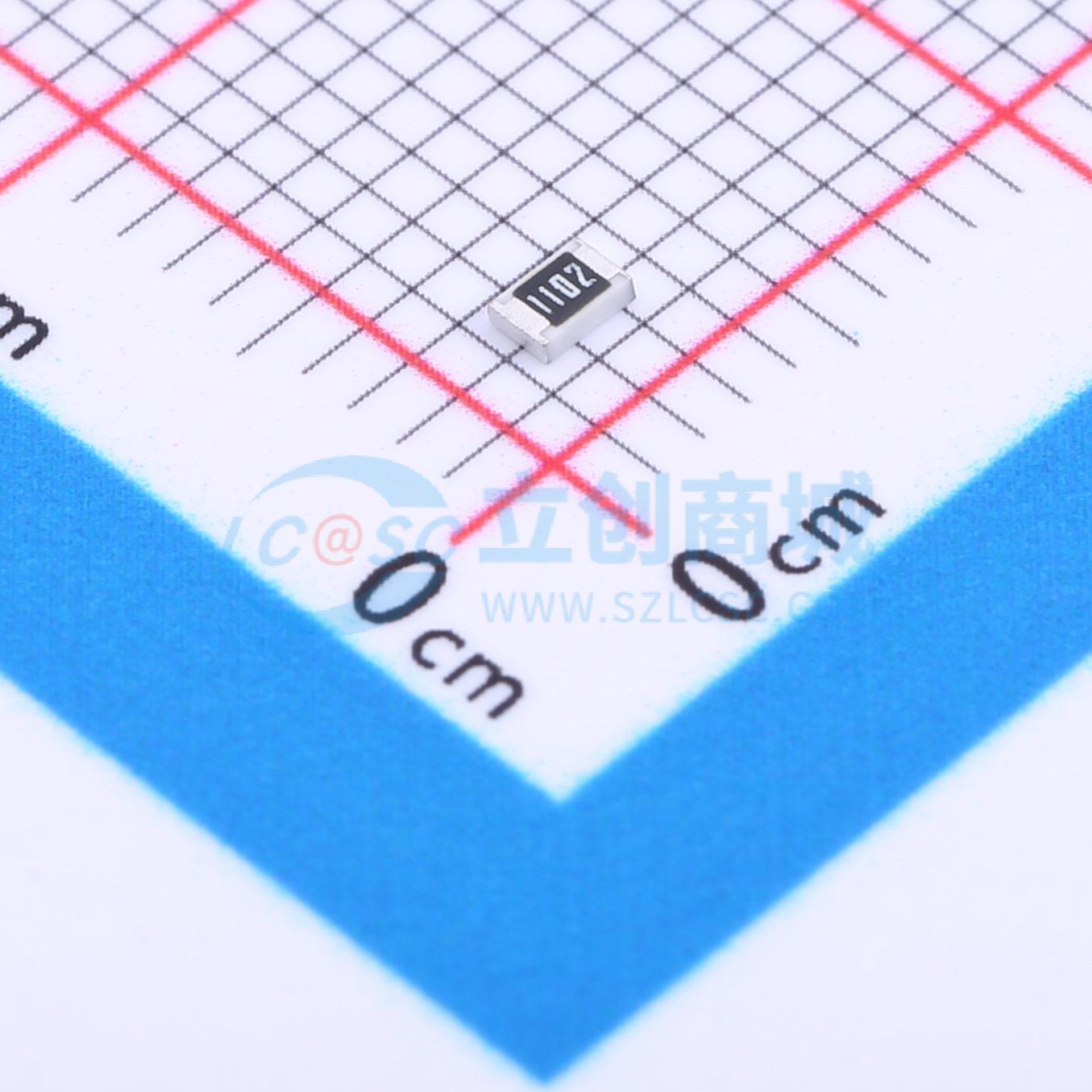点击查看大图 FRC0805F1102TS实物图