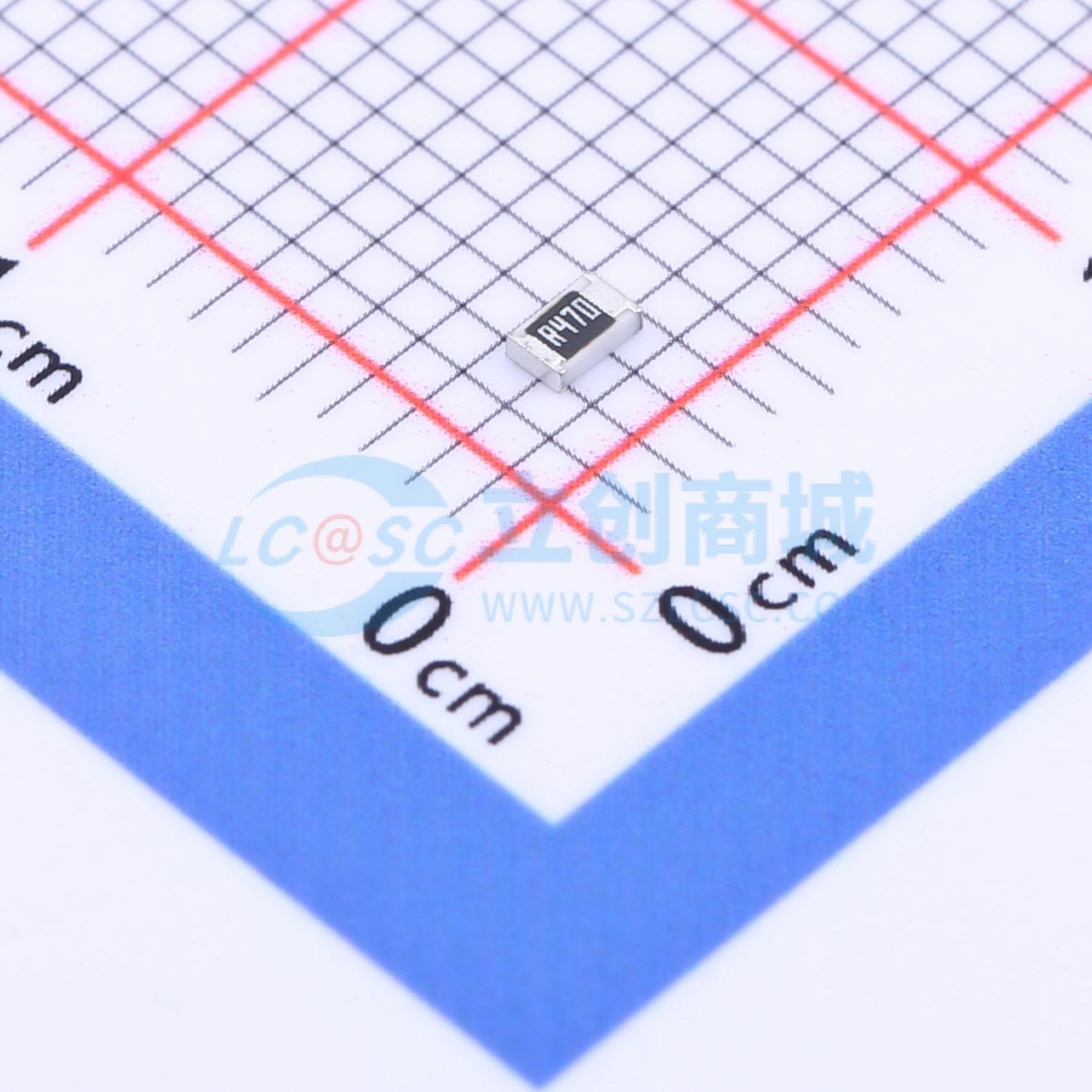 点击查看大图 FRL0805JR470TS实物图