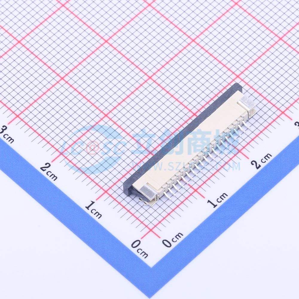 点击查看大图 KH-CL1.0-H2.5-19PIN实物图