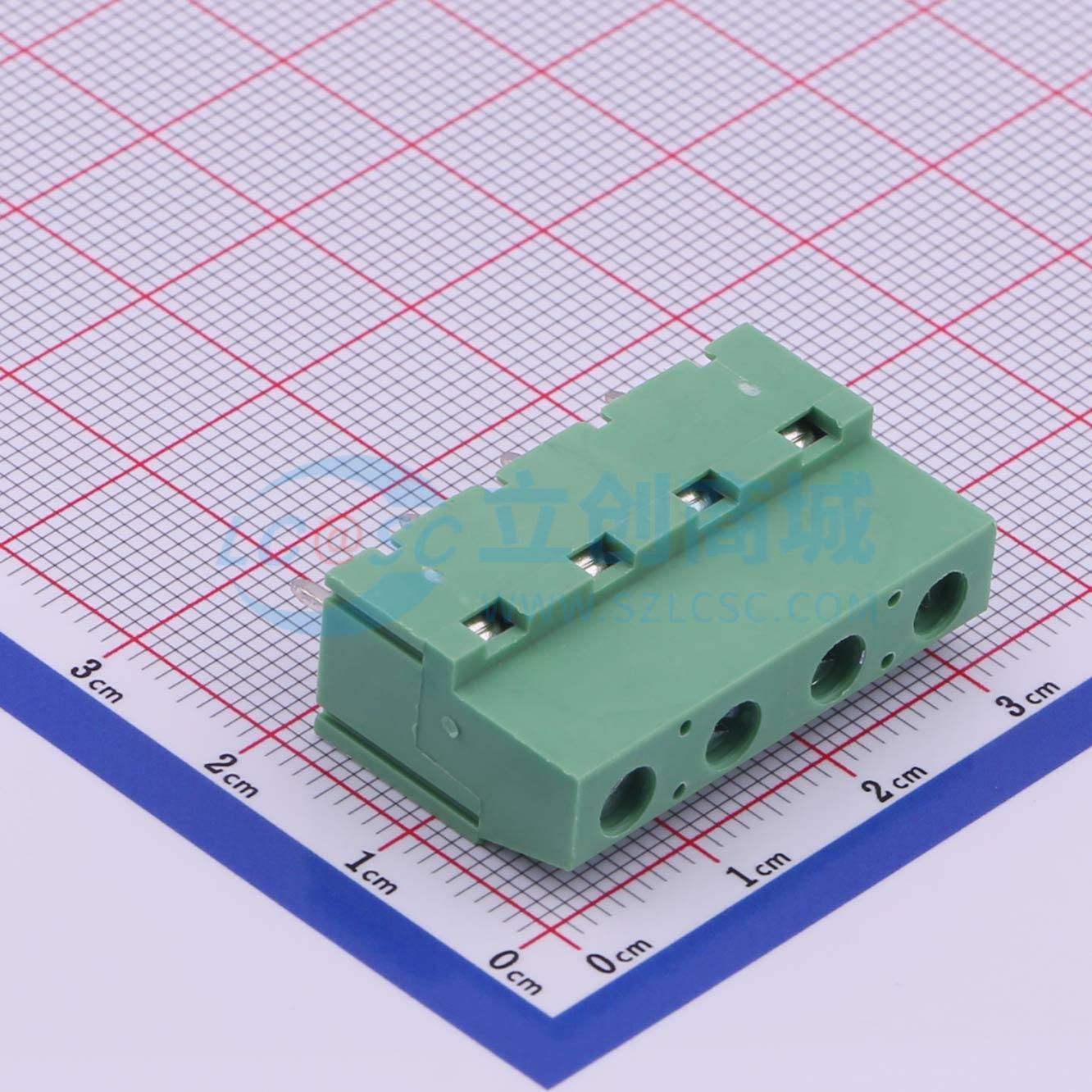 点击查看大图 DB129V-7.62-4P-GN-S实物图