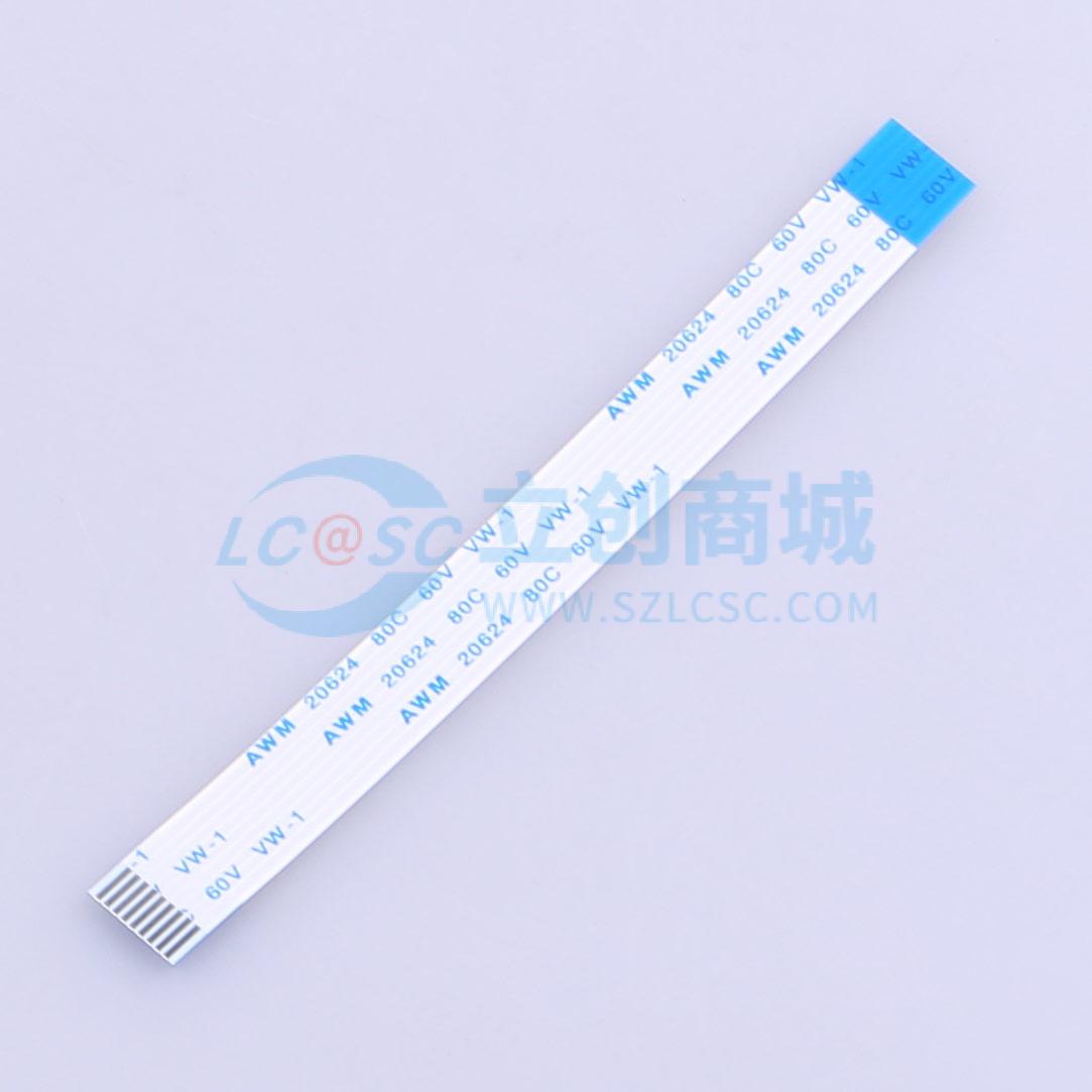 点击查看大图 KH-FFC-V1.0-9P-100MM实物图