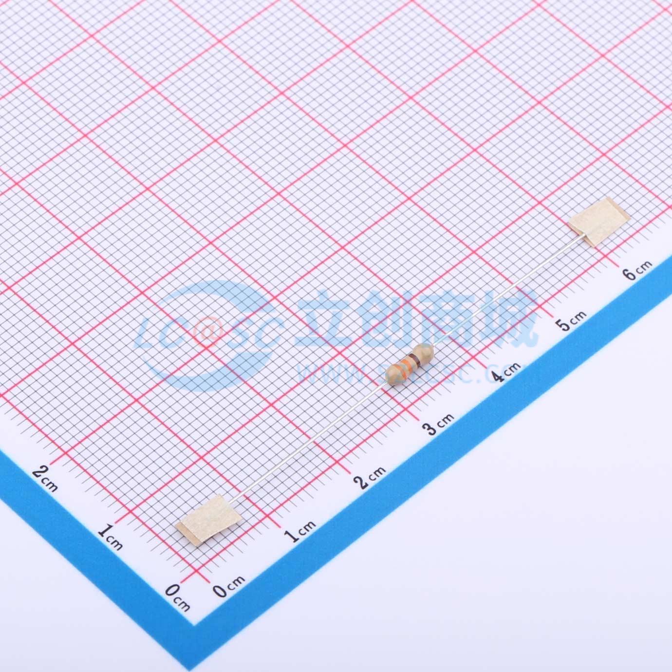 点击查看大图 CR1/4W-330Ω±5%-ST52实物图