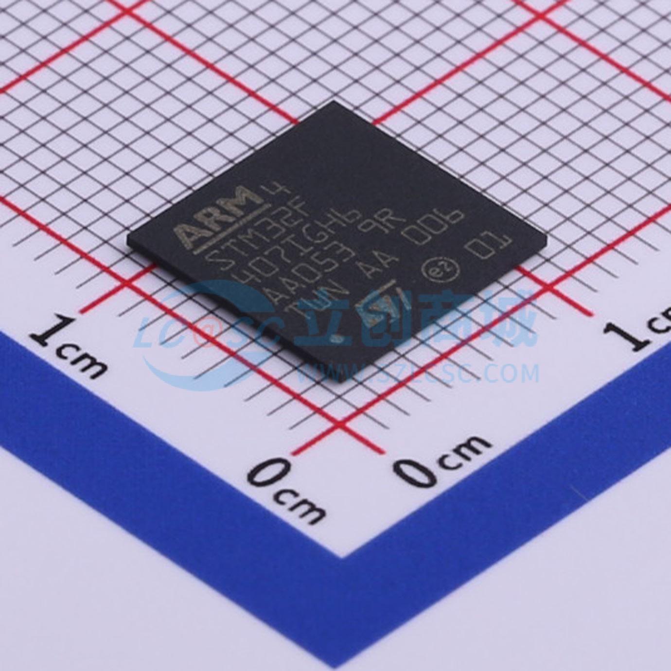 点击查看大图 STM32F407IGH6实物图