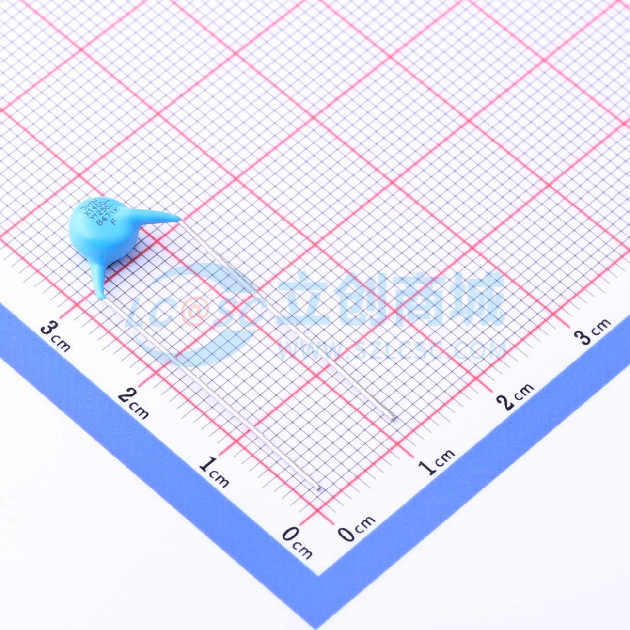 点击查看大图 DCF471K26Y5PG6BL0A0实物图