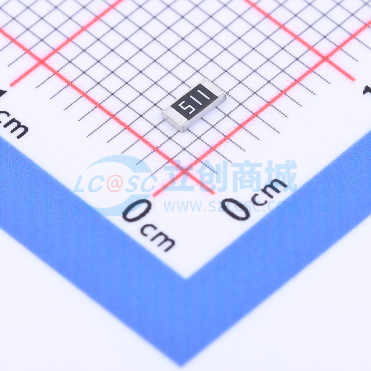 点击查看大图 FRC1206J511TSD实物图
