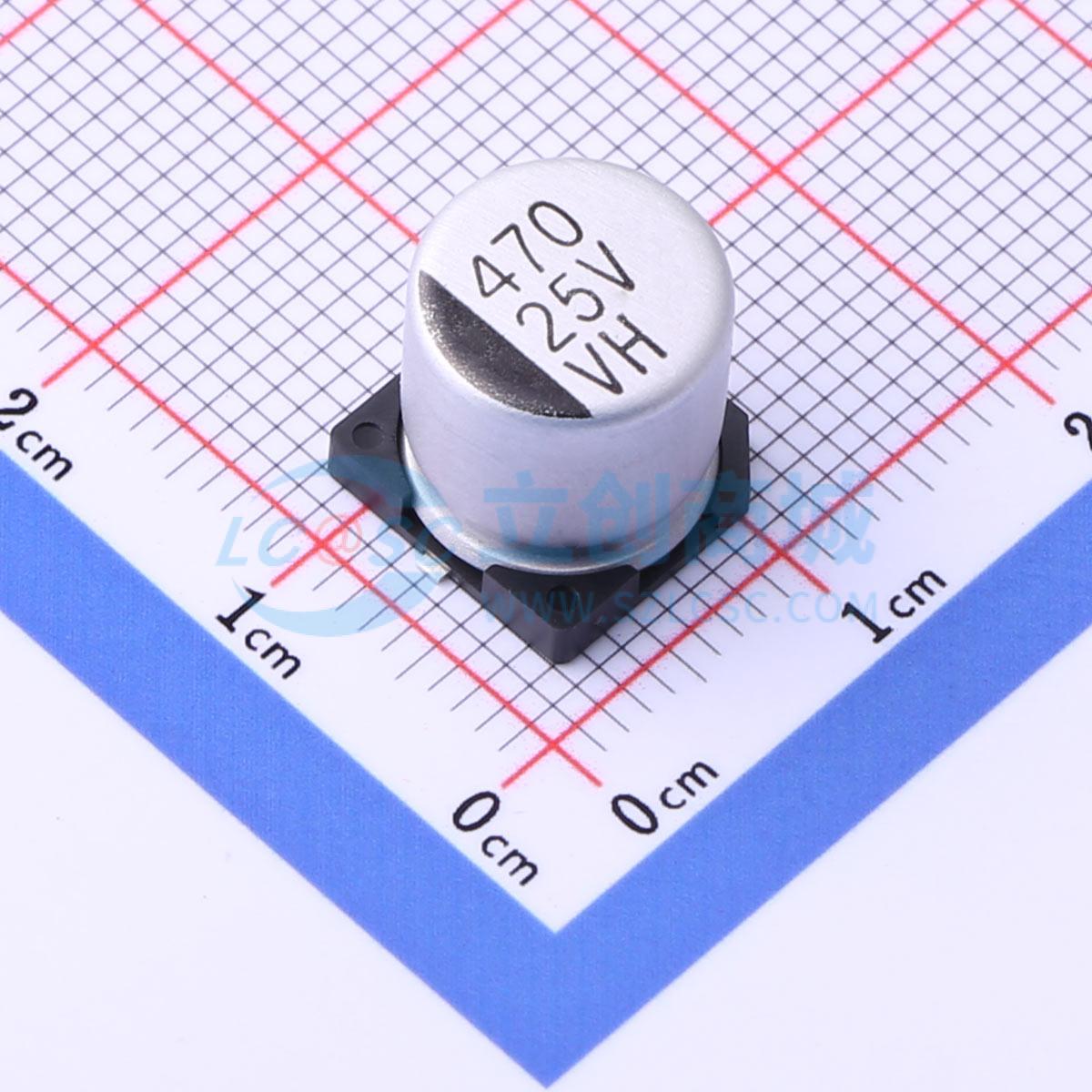 点击查看大图 VH1E471MG105000CE0实物图