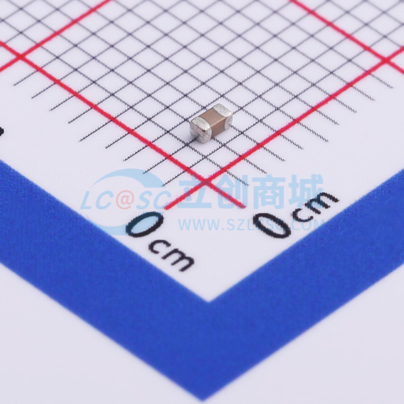 点击查看大图 0603F334Z500NT实物图