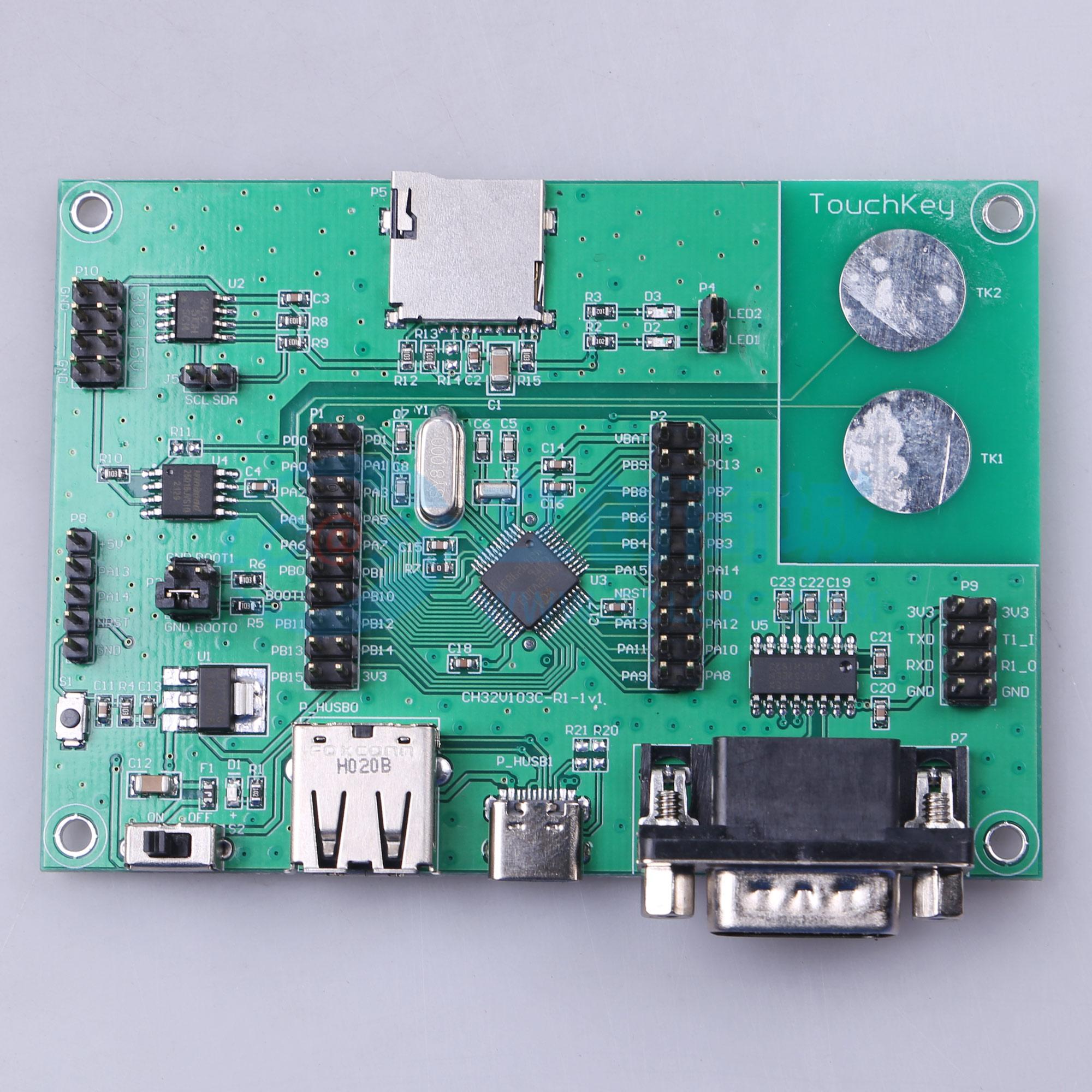 点击查看大图 CH32V103C8T6-EVT-R1实物图