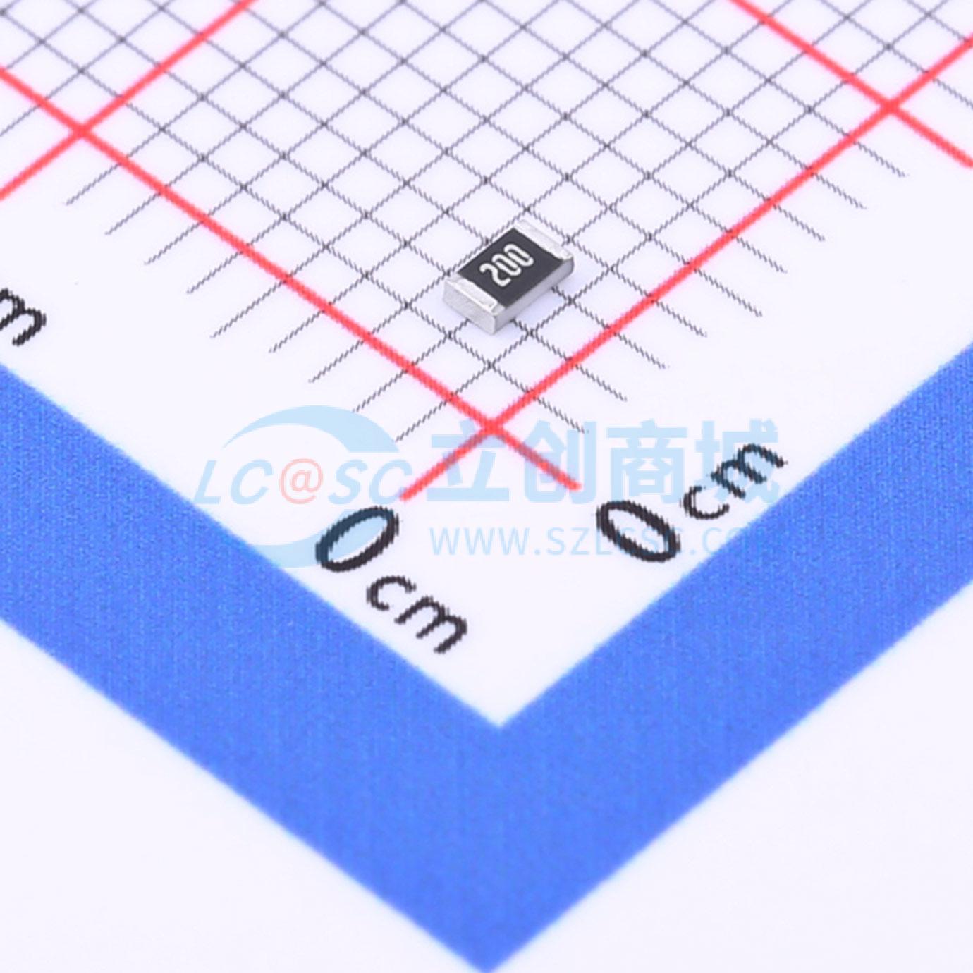 点击查看大图 0805 ±5% 20Ω实物图