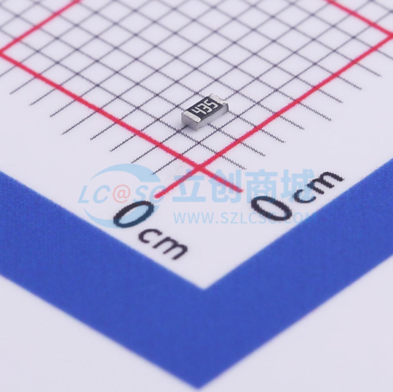 点击查看大图 RC0603JR-074M3L实物图