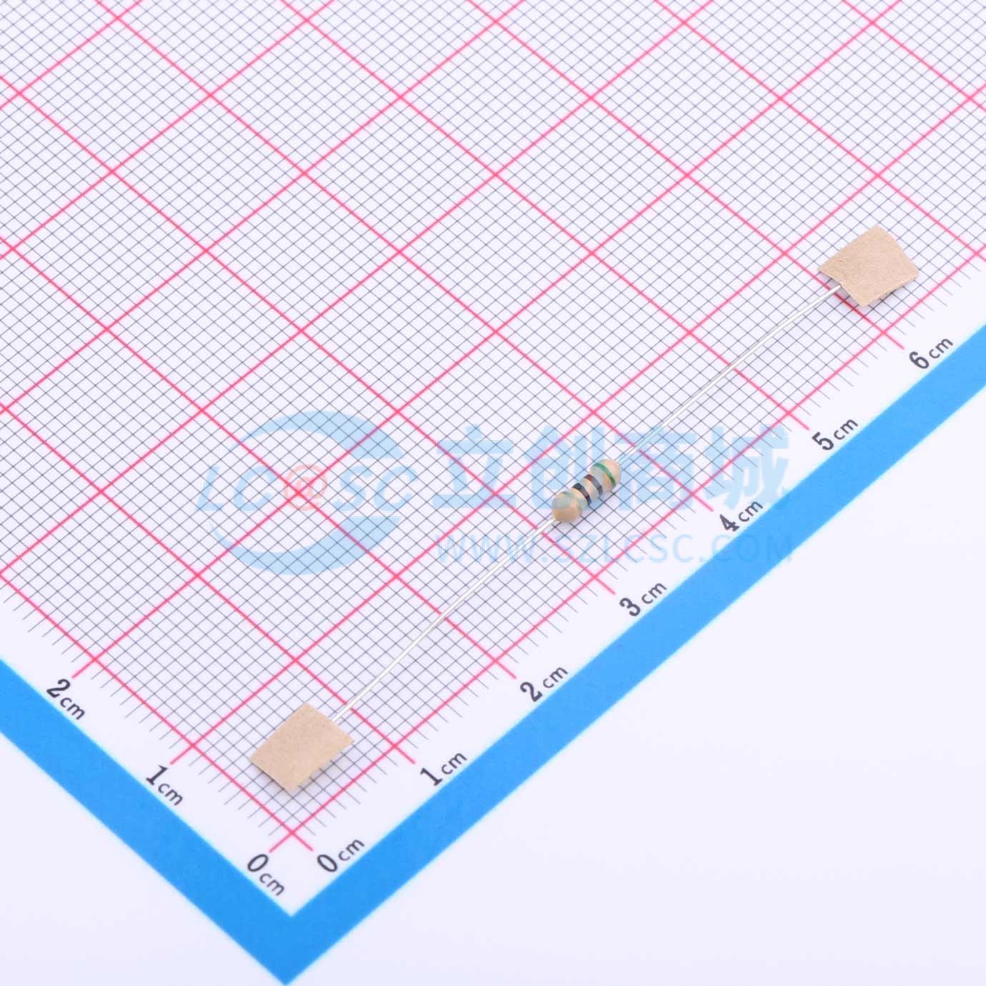 CR1/4W-51Ω±5%-OT52实物图