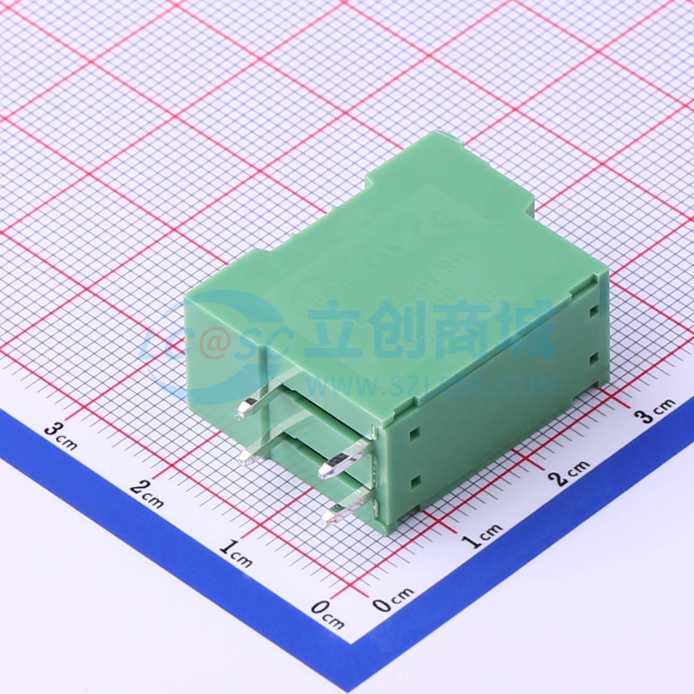 点击查看大图 KF2EDGRH-5.08-2*2P实物图