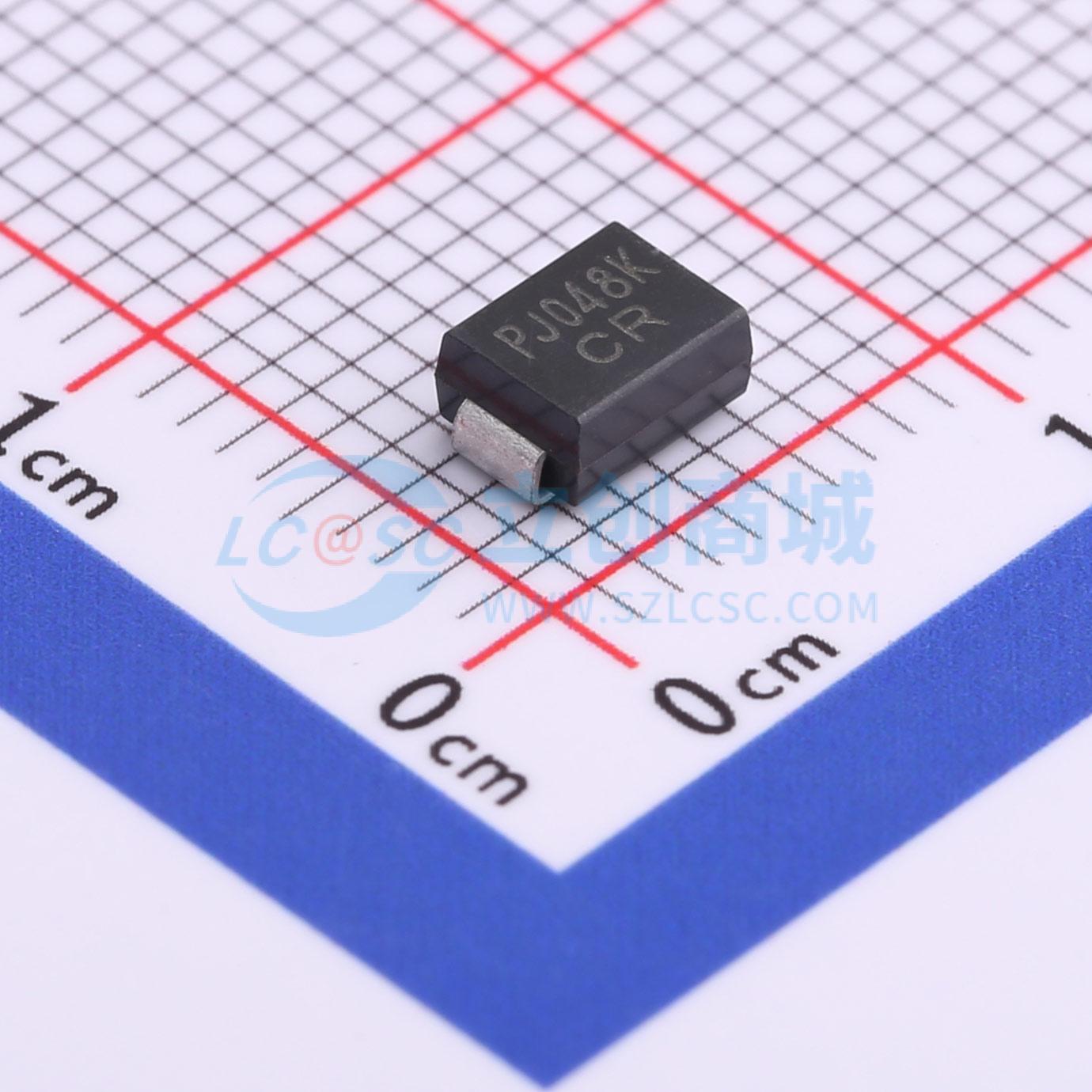 点击查看大图 P6SMBJ40CA_R1_00001实物图