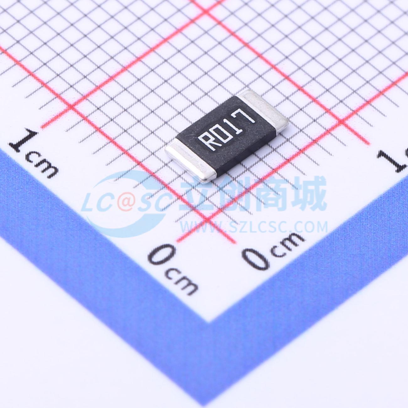 HoJLR2512-2W-17mR-1%-75ppm实物图