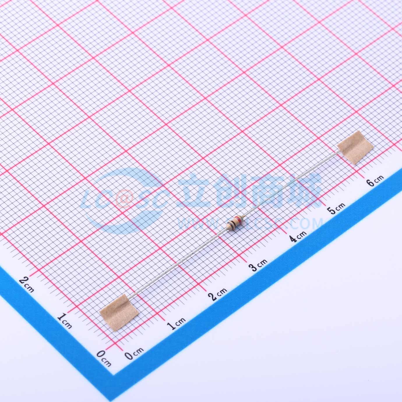 点击查看大图 CR1/8W-1K±5%-OT52实物图