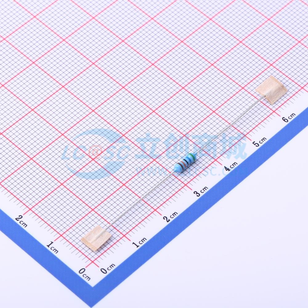 点击查看大图 MF1/4W-560K±1%-ST52实物图
