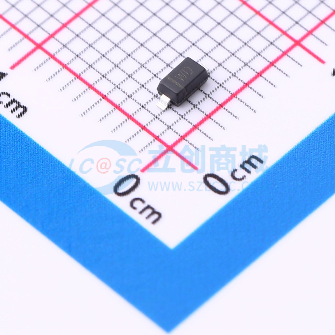 点击查看大图 BZT52C8V2实物图