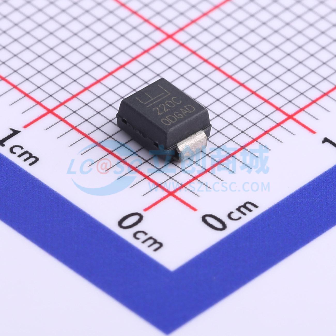 点击查看大图 P6SMB220CA实物图